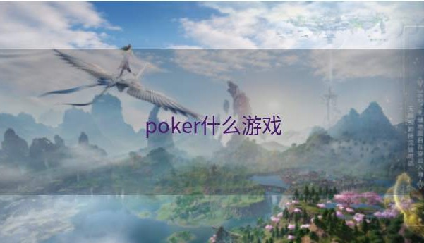 poker什么游戏